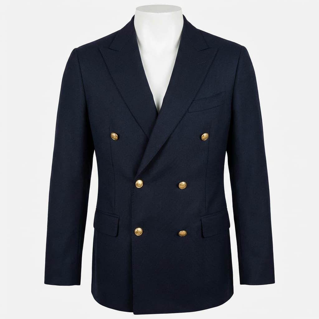 Giacca Doppiopetto Blu