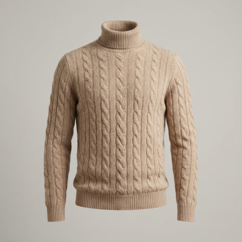 Maglione Dolcevita Cashmere